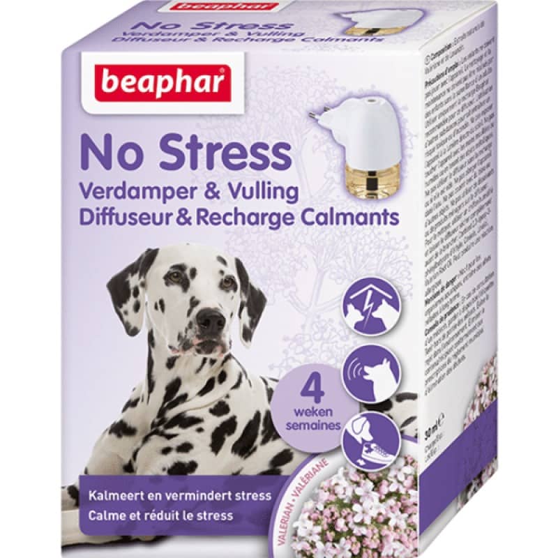 Beaphar No Stress nomierinošs difuzors pret stresu suņiem 30 ml - starta komplekts